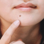 ほくろが気になる女性